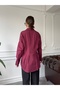 Pleated Premium Shirt - Bordo - 5