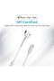 Earbuds with Lightning Connector, MFi Certified, Mic, In-Line Volume Control, Wired - 2