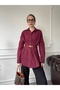 Pleated Premium Shirt - Bordo