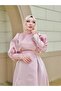 satin evening dress - 5