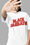 Black Sabbath Heaven and Hell Written Unisex Oversize Music Band T-Shirt - 2
