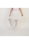 Girl's White Floral Embossed Skirt April 23 October 29 November 10 May 19 Show Clothes D054 - 7