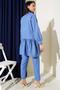 Women's Ruffled Collar Double Set - 2