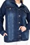 WOMEN'S LARGE SIZE JEANS JACKET - 5