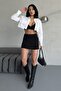 Slit Mini Short Skirt - 5