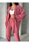 Crinkle Fabric 2-Piece Kimono Set - 2