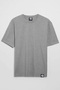 100% Cotton Cultivated Regular Unisex T-Shirt / Pack of 2 T-Shirts - Gray White - 2