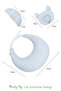 Breastfeeding Pillow Breastfeeding Cushion Blue Breastfeeding Support Pillow Baby Sitting Support Cushion - 3