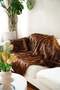 Plush Cover Non-Slip Sofa Cover Tibetan Sofa Cover 200 X 150 Coffee Walnut - 3