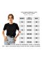 100% Cotton Women's Crew Neck Short Sleeve Basic T-Shirt - Black - 8