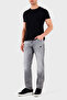 Stretch Cotton Slim Fit Jeans Men's Straight Leg Jeans Pants - 2