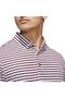Men's White Polo T-Shirt Ult Stripe Polo Jf4890 - 4