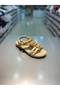 Girl's Beaded Stone Sandals