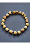 Matte Milk Calming Round Amber Bracelet 19 cm - 3