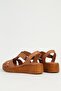 Women's Tan Heeled Shoes Pc-54788 - 3