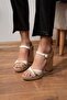 Hope Beige 10 cm Bridal Shoes - 2