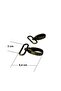 Medium Size Scorpion Keychain & Bag Hook 3cm with 2 Pcs Leather Hand Tool Antique Coffee - 2