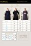 Women's Large Size Hijab Zippered Side Tie Gown Oversize Dress - 2