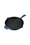 Round Frying Pan 28 Cm Metal Handle Blue Lvystv28k0b - 2