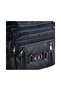 Women's Navy Blue Nine-Compartment Soft Leather Crossbody Bag - 3