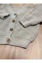 Boy's Beige Color Knitted Cardigan - 2