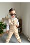 Premium Milk Coffee Suit Shirt Included - 3