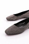 Stone Decorated Ballerina Black Sultan 2623492131422322 - 4