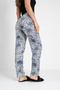 Cotton Thin Breathable Fabric Ribbon Waist Detailed Printed Pocketless Women's Pajama Bottoms