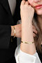 Yellow Color Non-Fading Steel Crushed Snake Chain Bracelet Combination