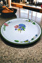 No. 60 Enameled Sini Tableware, Food Presentation Tray, Tableware Zinc ~58 cm 1mm. Thick Product.