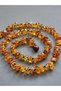 Honey Color Calming Amber Men's Necklace 70 cm - 3