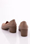 23022 Women's Heeled Shoes Beige - 3