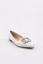 6560-23y Women's Ballerinas with Crystal Square Buckle - 2