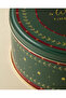 Linda Round Metal Box - Large Size - Green - 6