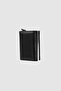 Paris Men's Wallet, Black Ruhani Knot Leather Graduation Wallet