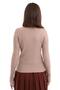 Turtleneck Ribbed Knitwear Sweater Knitwear Blouse 2017 Beige - 7