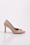 1001 Women's High Heel Shoes Beige Scuba