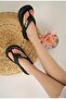 Modafrato Quenn Flip Flops Women's Slippers Beach Sea Pool Slippers Wedge Heel High Sole