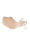 5161-1-23Y Women's Silver Stone Ankle Strap Heeled Shoes - 5