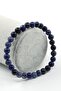 Sodalite Natural Stone Bracelet 6 mm Sphere Cut