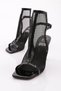 6902 Women's Back-Tie Heeled Evening Dress Shoes Black Patent Leather - 4