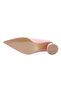 Women's Pointed Toe Thick Short Heeled Shoes with Metal Accessories - 5