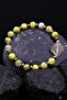 Green Quartz - Hematite Natural Stone Design Bracelet