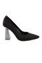 Stoned Heel Pointed Toe Women's Goblet Heeled Shoes 6821535