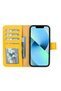 Magsafe Compatible Phone Case for iPhone 14 Pro with Genuine Leather Wallet and Card Holder-Name Writable - 6