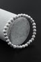 Howlite Natural Stone Bracelet 6 mm Sphere Cut