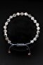 Moon Stone Natural Stone Macrame Knitted Bracelet Faceted Cut