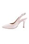 2025-23Y Women's Silver Stone Rubber Detailed Thin Heeled Shoes Ecru - 3