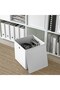 Storage box with lid, white, 32x32x32 cm - 2