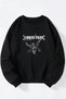 Linkin Park in the End Unisex Black Crew Neck Cotton Sweatshirt